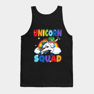 Unicorn Squad Speed Skate Ice Skater Winter Sports Tank Top